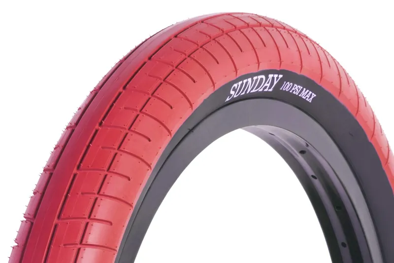 red bmx tyres