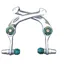 DIA COMPE 996 Hombre Fiesta Brake Front/Rear Silver Universal
