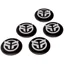 Federal Logo Pin Badge Black Pack Of 5