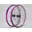 Mafia Bikes 26 Inch Wheelset Purple / White Check