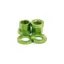 Vocal BMX Axle Nuts Alloy Green
