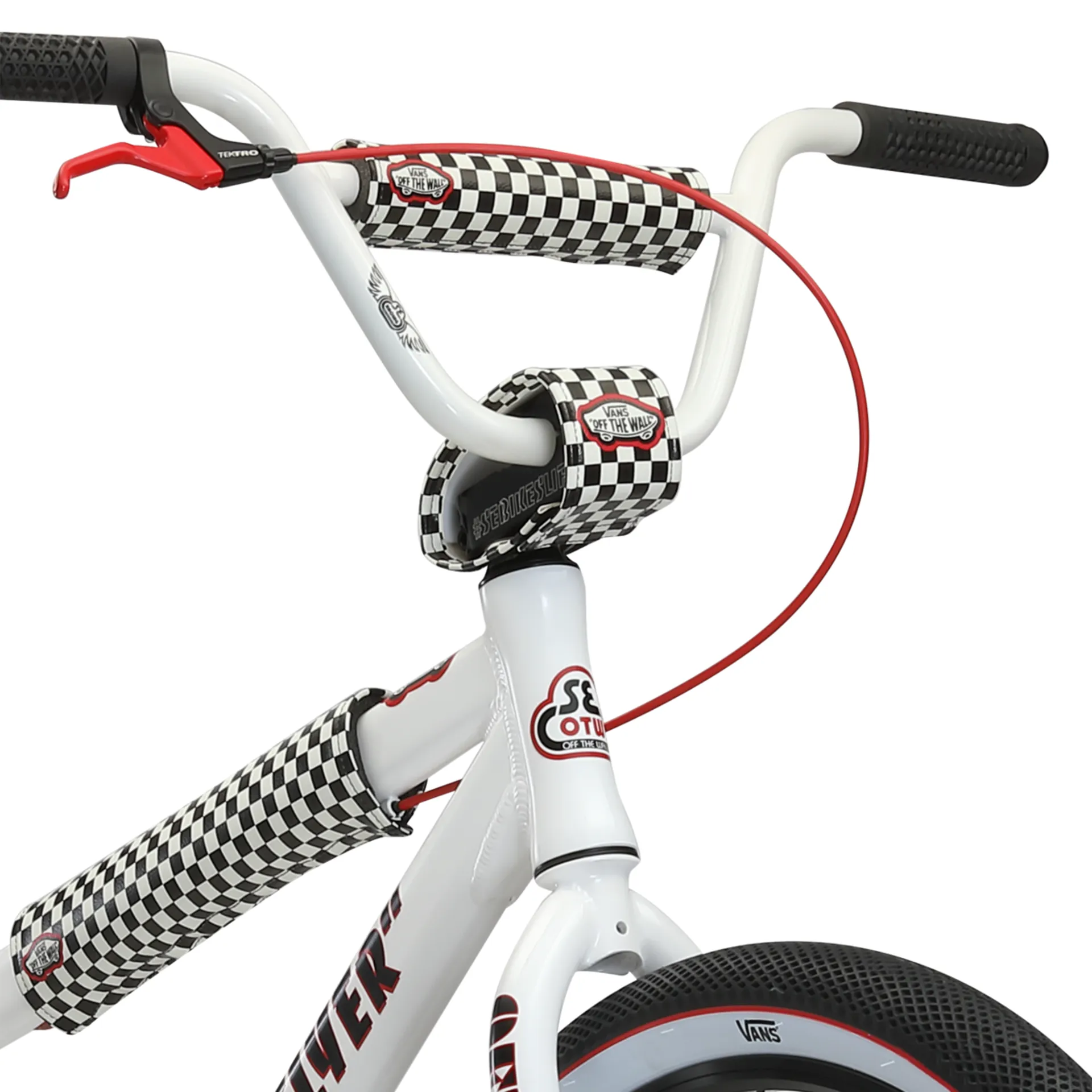 SE Bikes X Vans 2021 26 Inch Blocks Flyer Complete Bike White