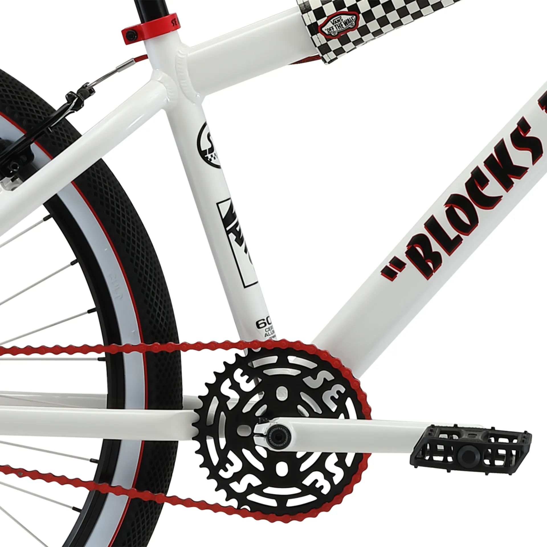 White blocks flyer on sale