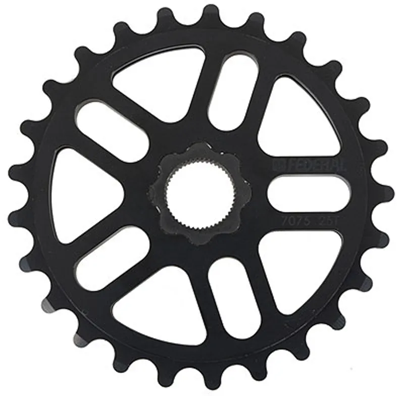 Federal Revolution Spline Drive Sprocket Black 25T
