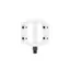 Eclat Slash Alloy Pedal White