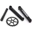 Premium BMX Spline Drive 1948 Cranks Black